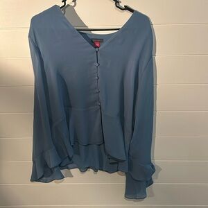 Vince Camuto blue blouse, Size L